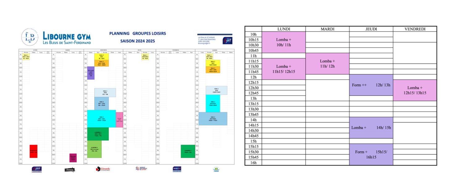 Planning loisirs 2023-2024